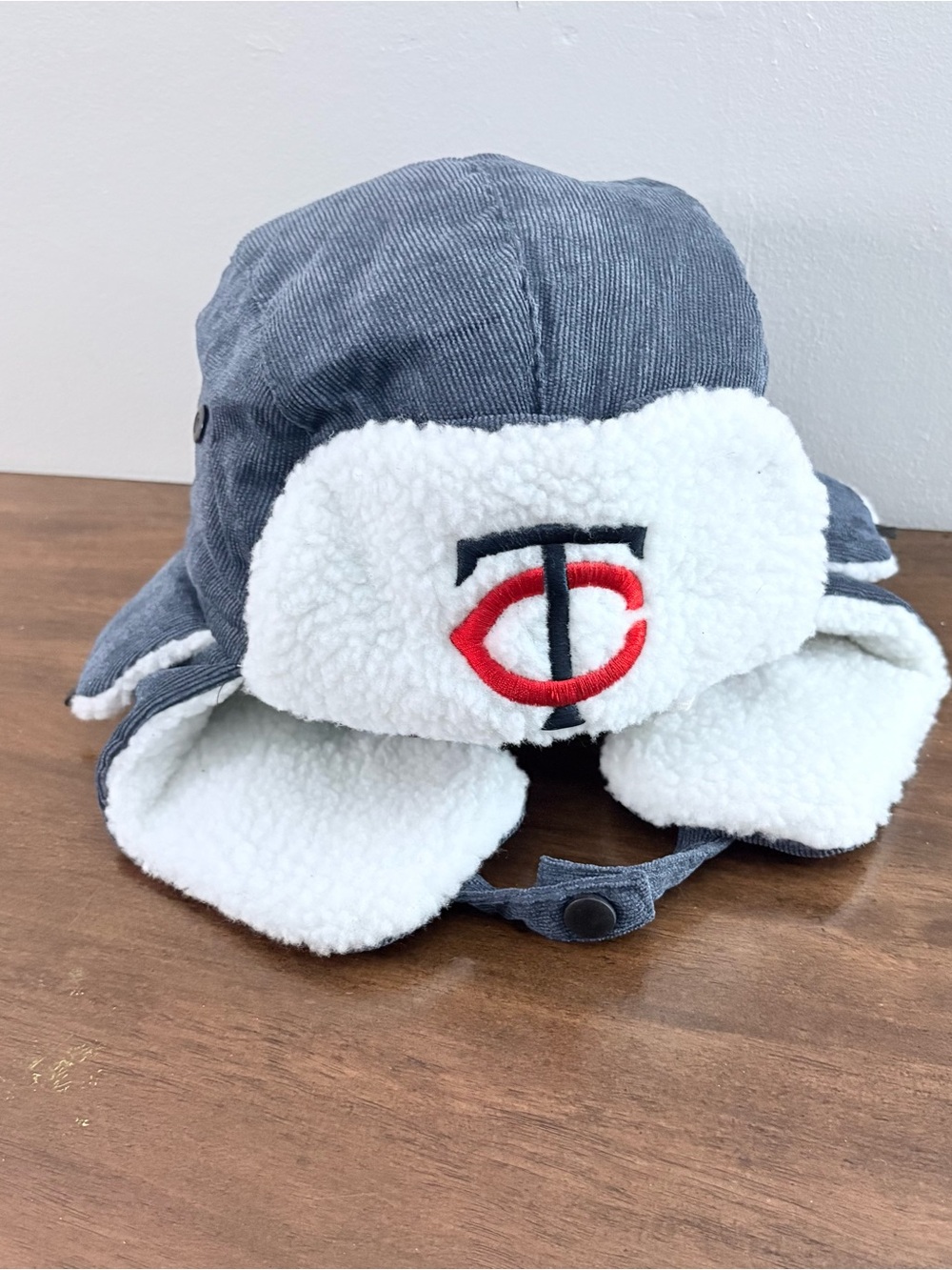 Minnesota Twins Pepsi Trapper Hat One Size Ear Flap Corduroy Baseball 2021 SGA
